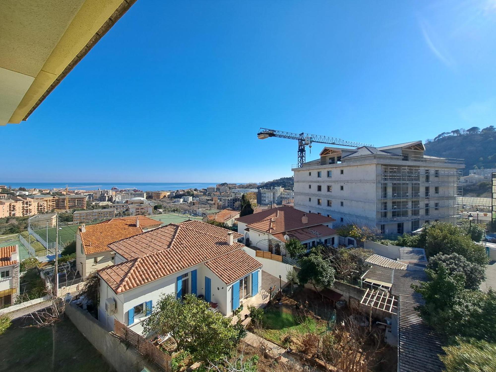בסטיה Grand T2 Proche Centre Ville, Vue Mer Et Montagne מראה חיצוני תמונה